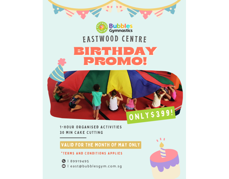 Birthday Party May Promo