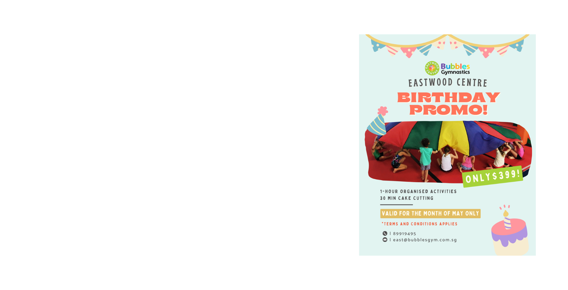 Birthday Party May Promo